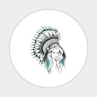 Indian Headdress Magnet